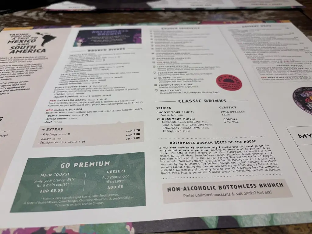 Menu_Las Iguanas - Kingston_Kingston upon Thames_image_2