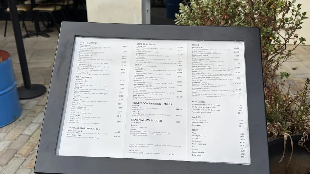 Menu_MOJEN_Kingston upon Thames_immagine_3