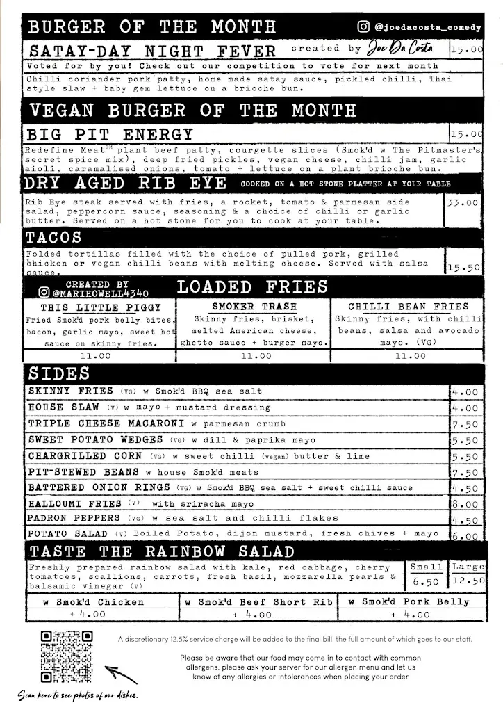 Menu_The Grey Horse - Smok'd_Kingston upon Thames_image_3