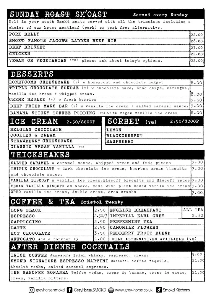Menu_The Grey Horse - Smok'd_Kingston upon Thames_image_4
