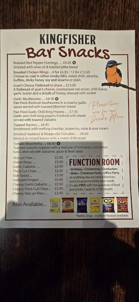 Menu_The Kingfisher_Kirkham_image_1