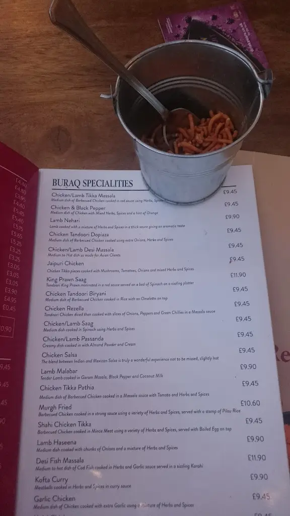 Menu_Buraq Indian Restaurant_Kirkham_image_4