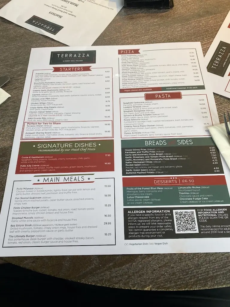 Menu_Terrazza at Ribby Hall Village_Kirkham_image_3