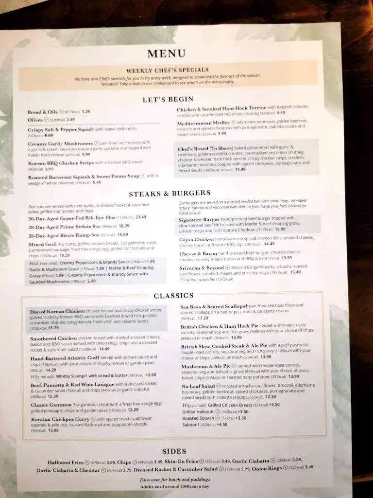 Menu_The Grapes_Kirkham_image_3