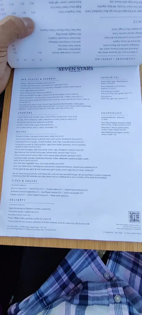 Menu_Seven Stars_Kingsbridge_image_1