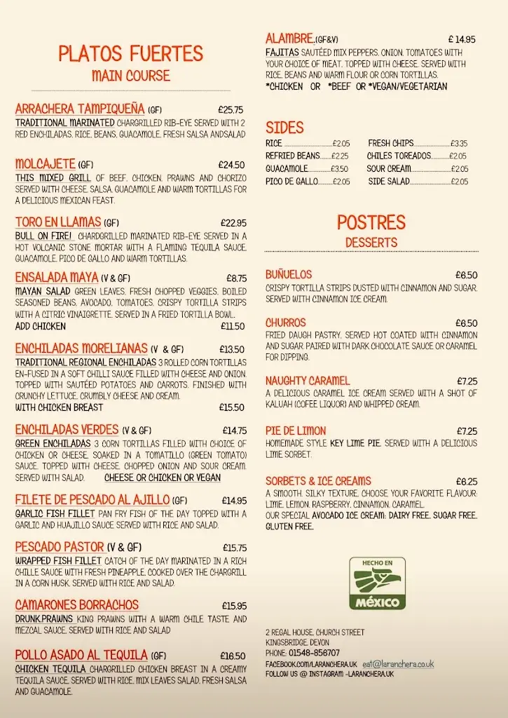 Menu_La Ranchera_Kingsbridge_image_4