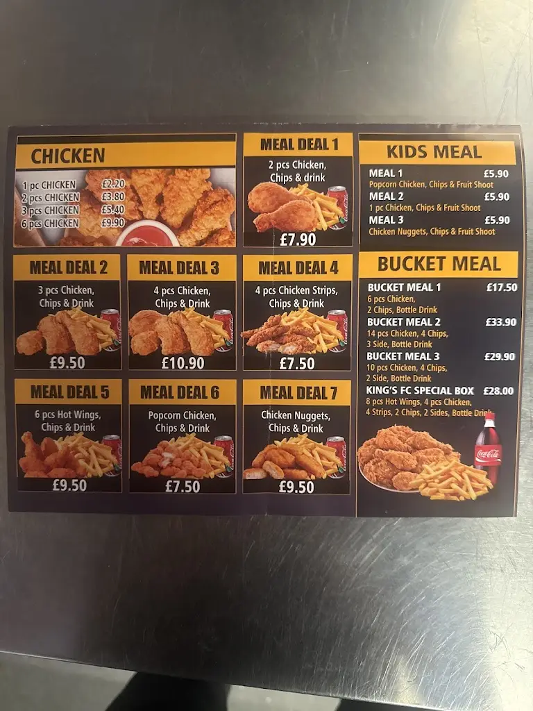 Menu_Kings Fried chicken_Kingsbridge_image_2