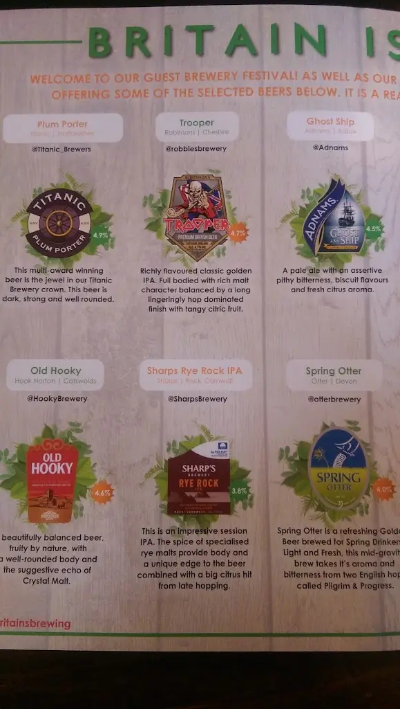 Menu_Steampacket Inn_Knottingley_image_3