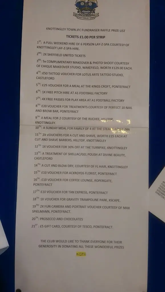 Menu_Steampacket Inn_Knottingley_image_4