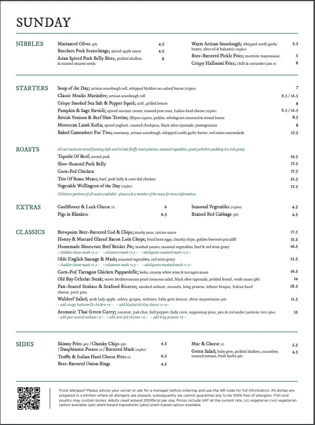 Menu_The Chequers Inn_Knebworth_image_4