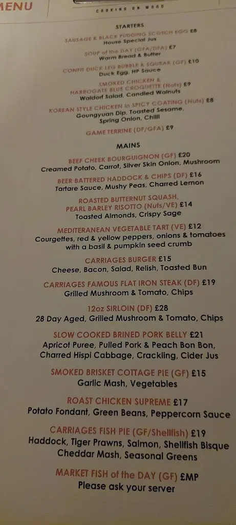 Menu_Carriages Knaresborough_Knaresborough_image_4