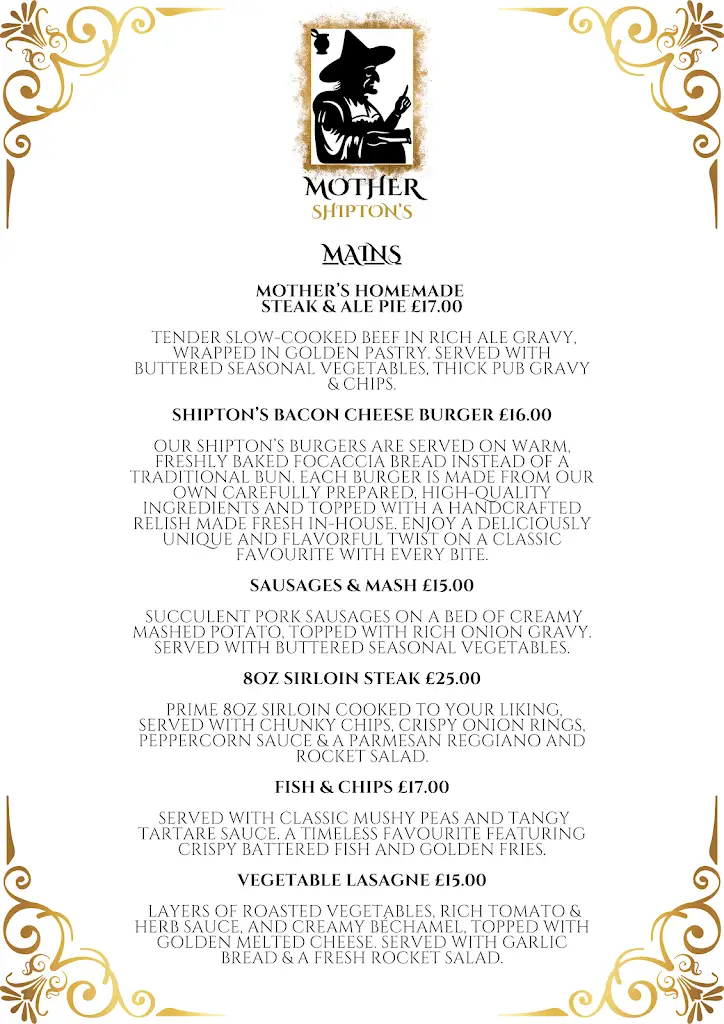 Menu_Mother Shipton's Inn_Knaresborough_image_1