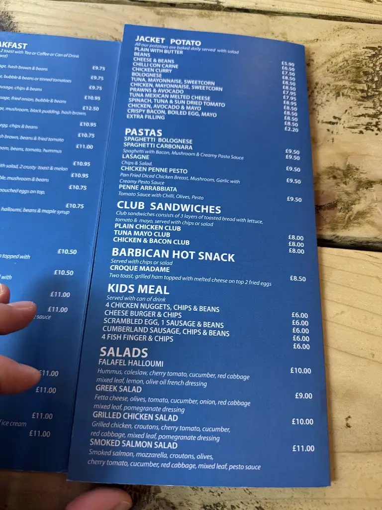 Menu_Barbican Cafe_Barbican_imagen_4