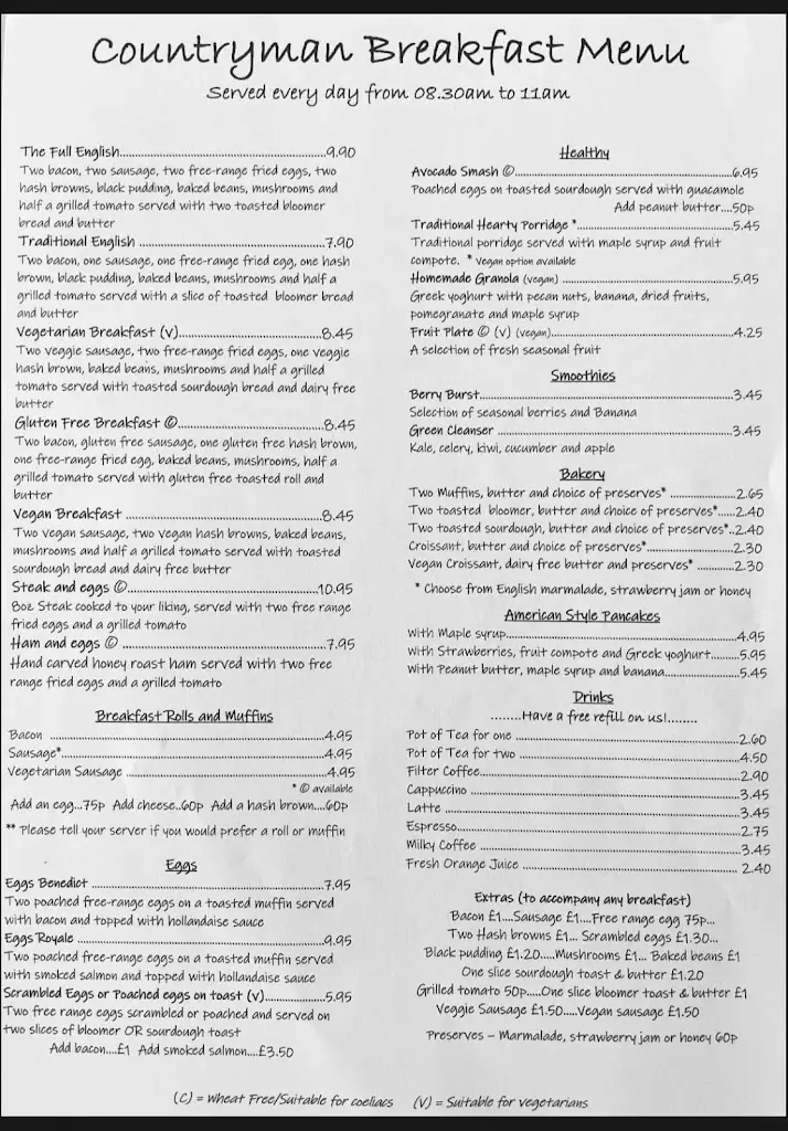 Menu_The Countryman Pub and Dining_Kirkby in Ashfield_immagine_1