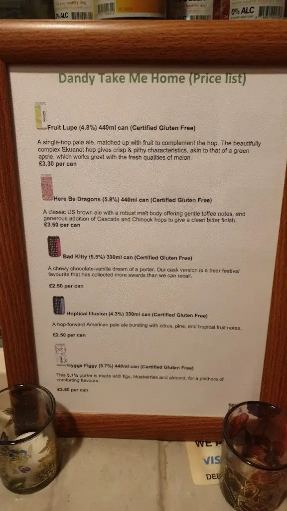 Menu_The Dandy Cock Ale House_Kirkby in Ashfield_image_1