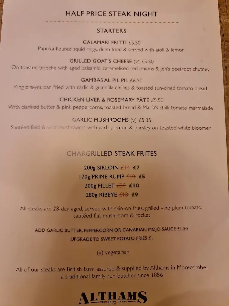 Menu_Ego at The Old Ashfield, Sutton-in-Ashfield_Kirkby in Ashfield_image_1