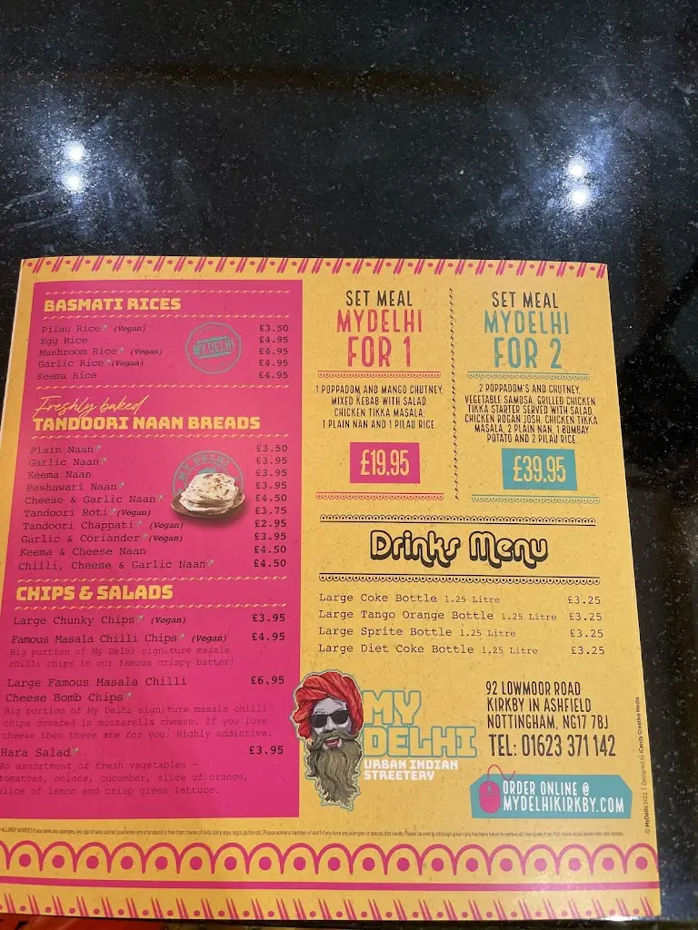 Menu_Mr Delhi Urban Indian Streetery_Kirkby in Ashfield_image_3