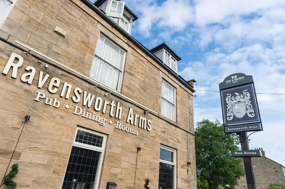Ravensworth Arms restaurant in Lamesley