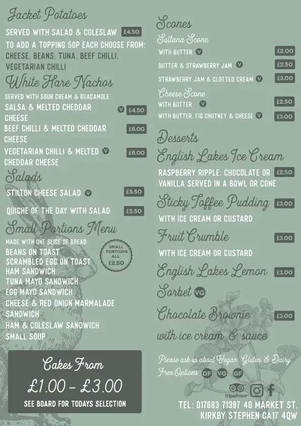 Menu_The White Hare Cafe_Kirkby Stephen_image_3
