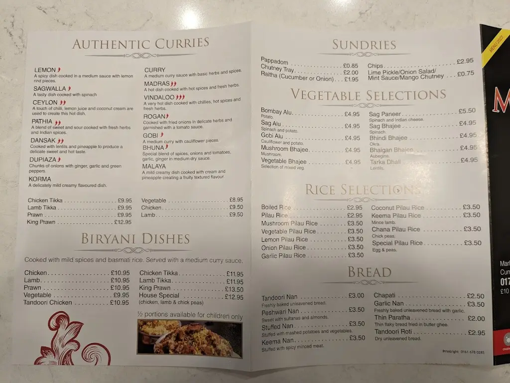 Menu_The Mango Tree_Kirkby Stephen_image_3