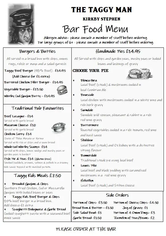 Menu_The Taggy Man_Kirkby Stephen_image_1
