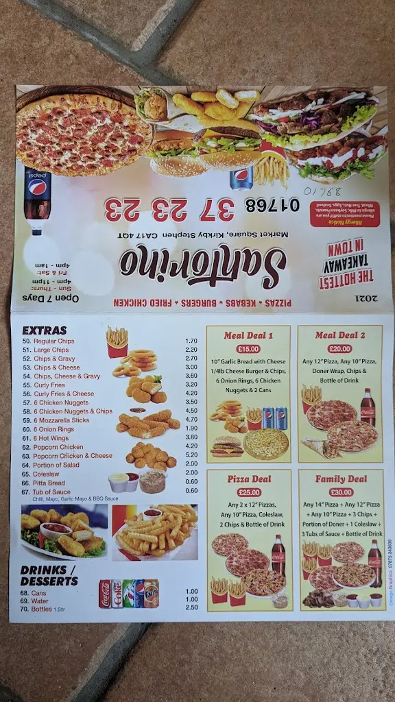 Menu_Santorino Kirkby Stephen_Kirkby Stephen_image_2