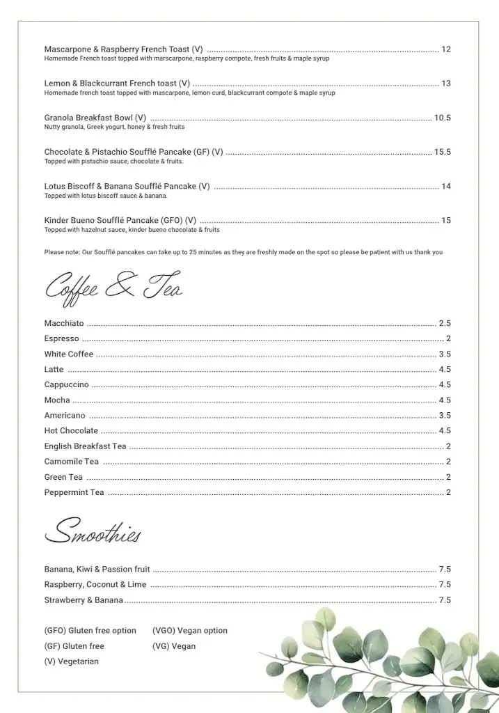 Menu_Il Salvatore_Lakenheath_image_3