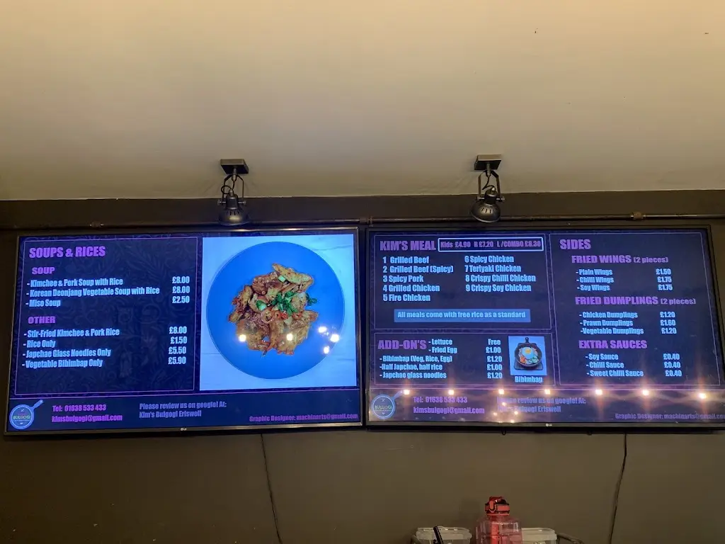 Menu_Kim's Bulgogi_Lakenheath_image_1