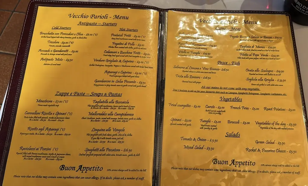 Menu_Vecchio Parioli_Barbican_image_1