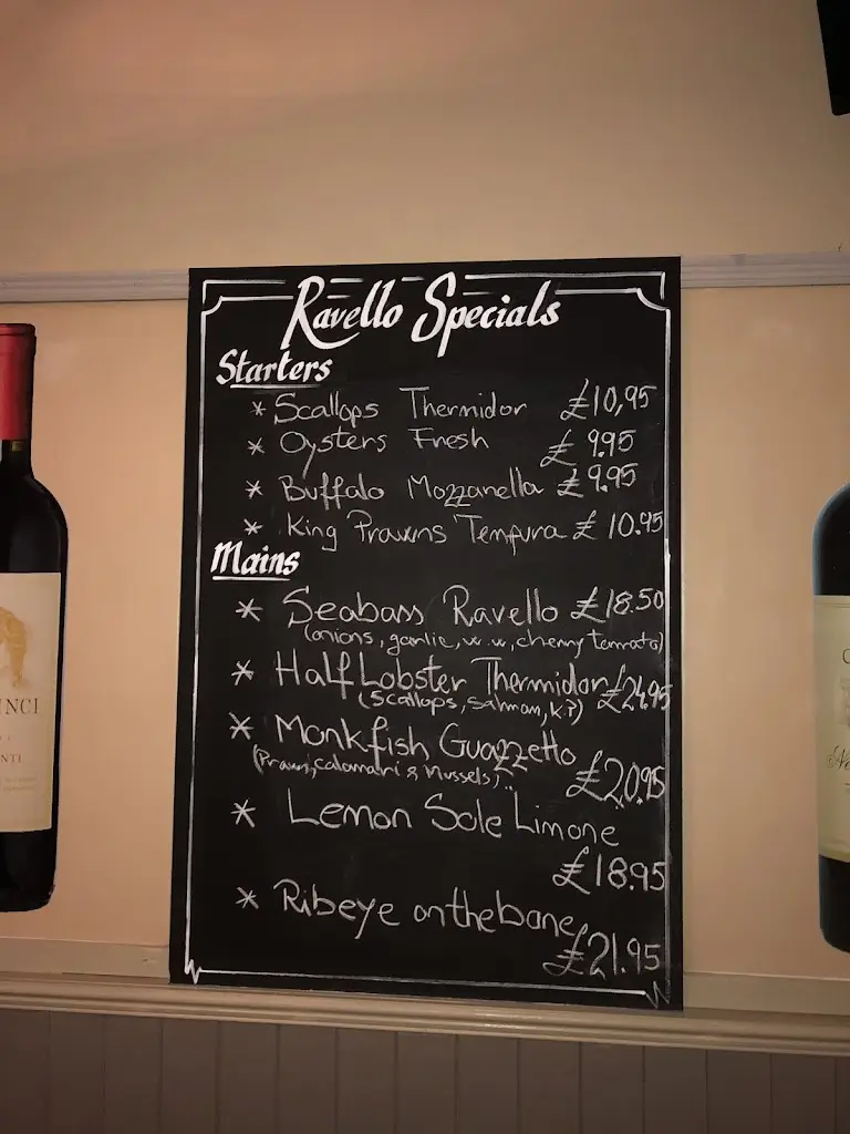 Menu_Ravello Ristorante Lanchester_Lanchester_image_1