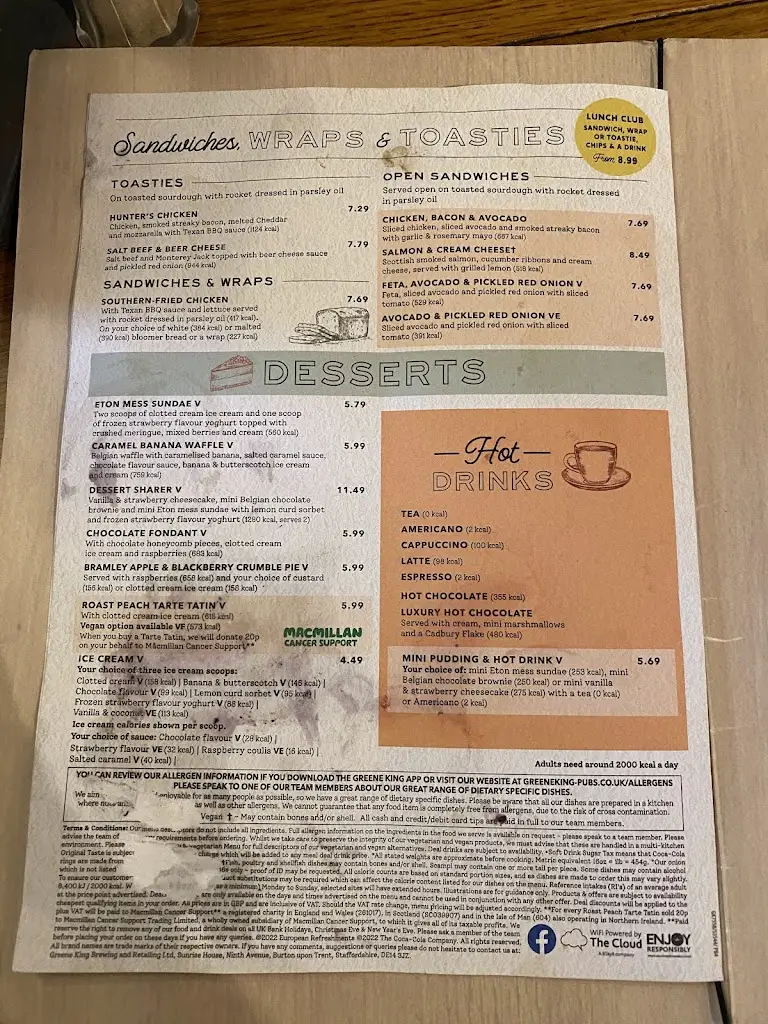 Menu_Wealden Hall_Larkfield_image_1