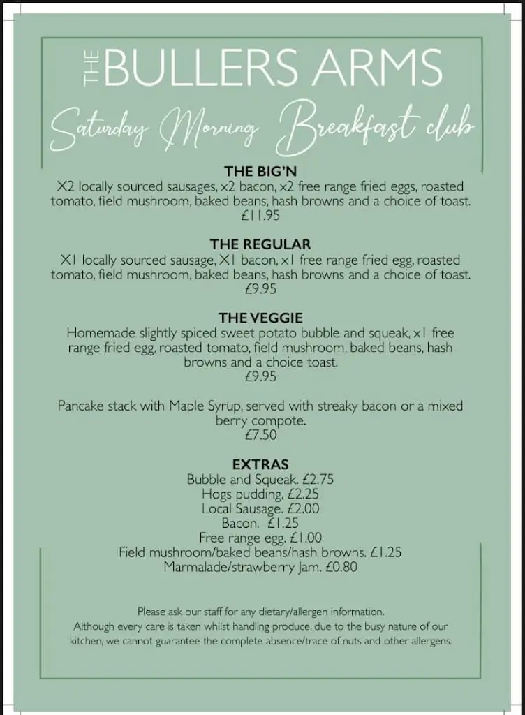 Menu_The bullers arms landrake_Landrake_image_1
