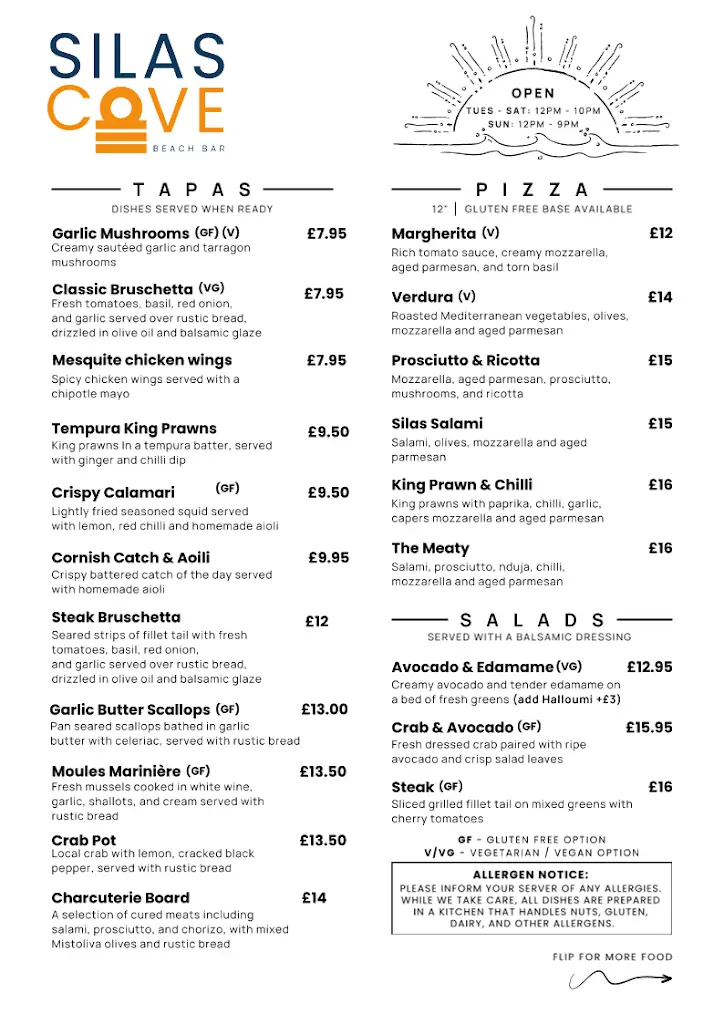 Menu_Silas Cove_Landrake_image_1