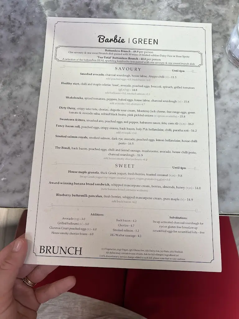 Menu_Barbie Green_Barbican_image_1