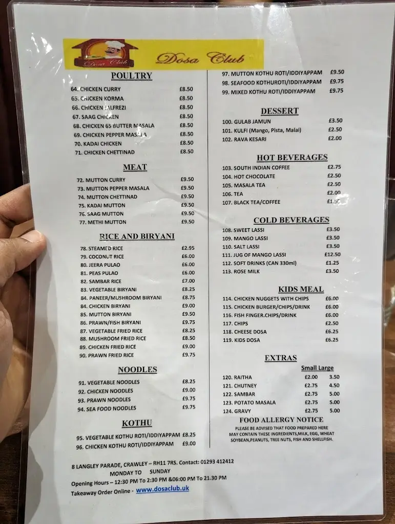 Menu_Dosa Club_Langley Green_image_2