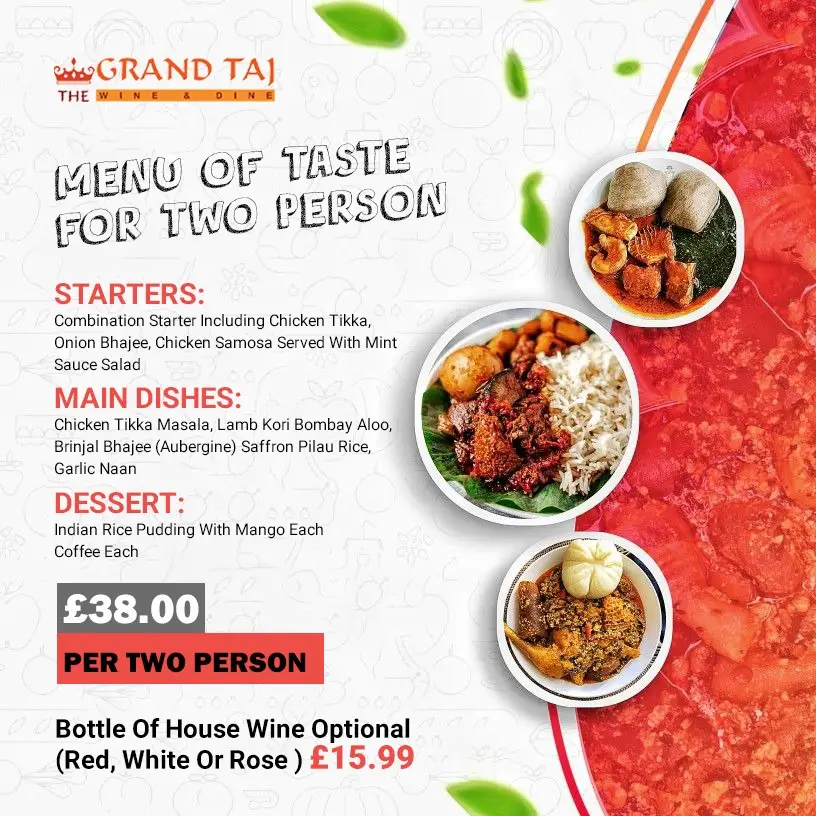 Menu_The Grand Taj_Knaphill_immagine_1
