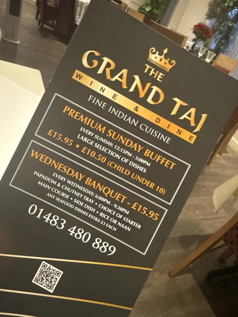 Menu_The Grand Taj_Knaphill_immagine_3