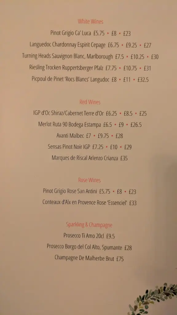 Menu_Palli Hill St Johns Restaurant_Knaphill_immagine_1