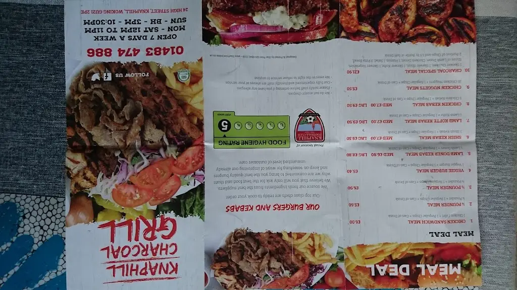 Menu_Knaphill Charcoal Grill_Knaphill_image_1