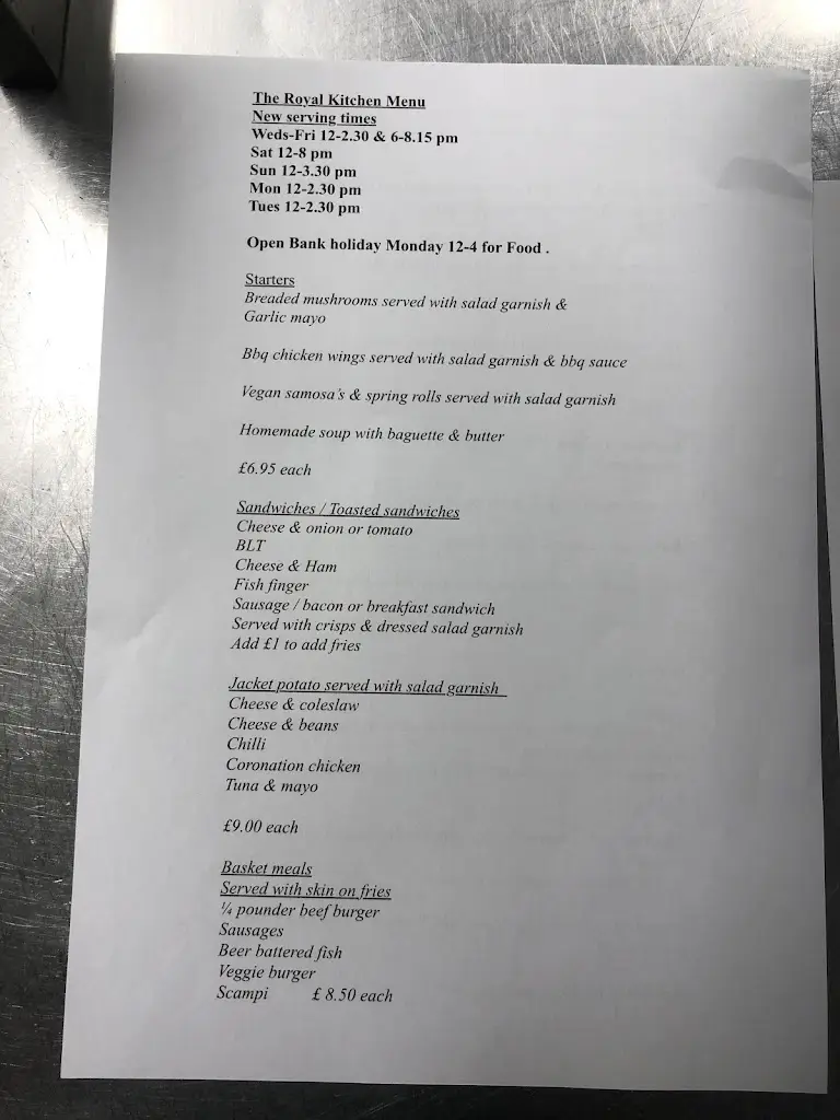 Menu_The Royal Oak Knaphill_Knaphill_image_3