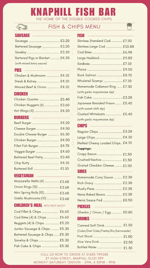 Menu_Knaphill Fish Bar_Knaphill_image_1
