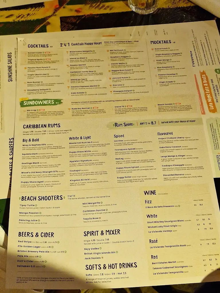 Menu_Turtle Bay Solihull_Knowle_image_1