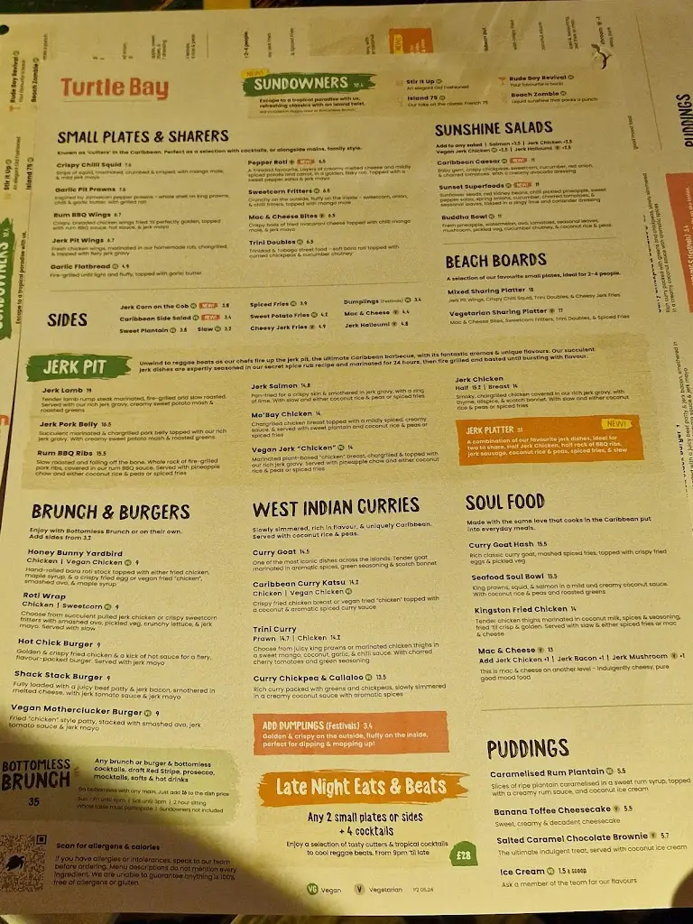 Menu_Turtle Bay Solihull_Knowle_image_2
