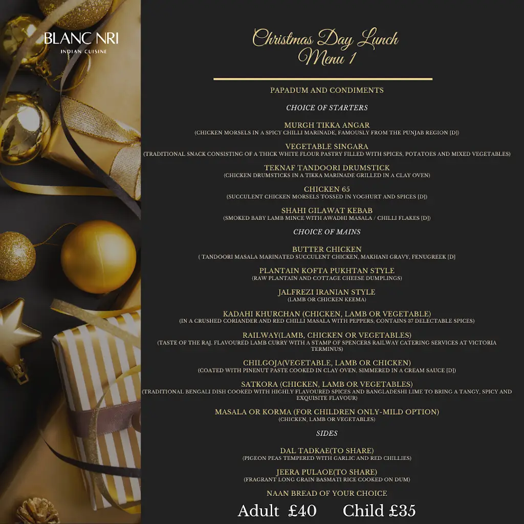 Menu_BLANC NRI Staffordshire Indian Cusine_Barlaston_image_2