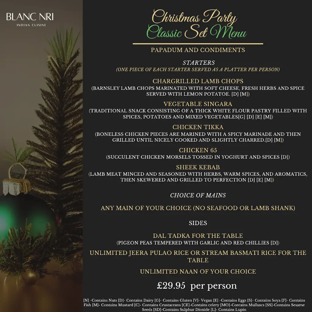 Menu_BLANC NRI Staffordshire Indian Cusine_Barlaston_image_4