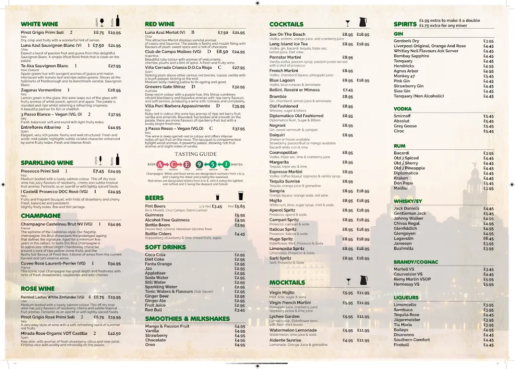Menu_Al Dente Restaurant & Bar_Lark Hill_image_2