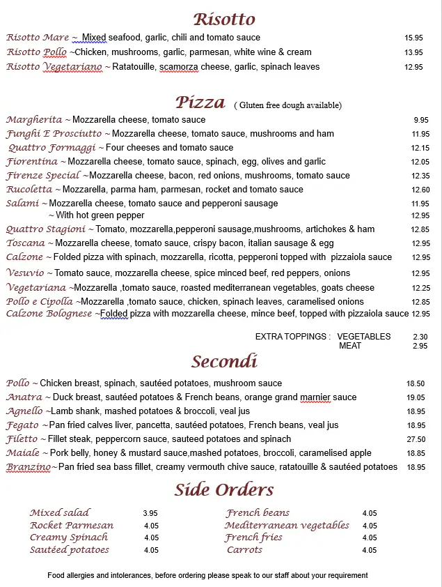 Menu_Piazza Firenze - Leatherhead_Leatherhead_image_3