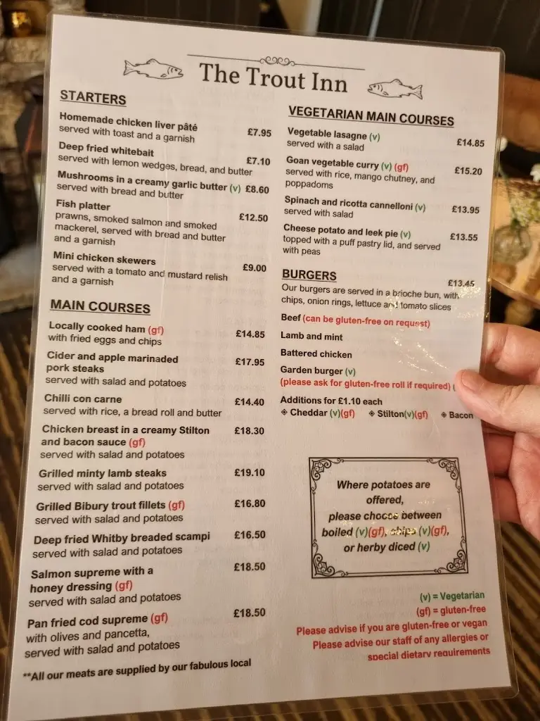 Menu_The Trout Inn_Lechlade_image_2