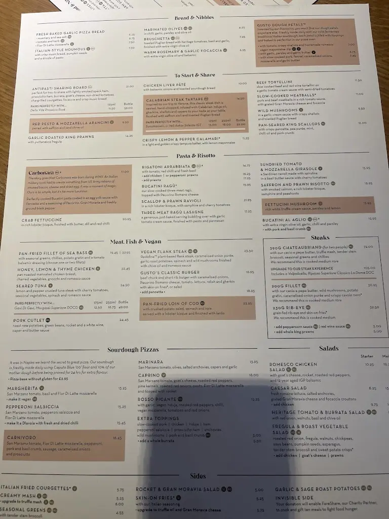 Menu_Gusto Italian - Knutsford_Knutsford_image_2