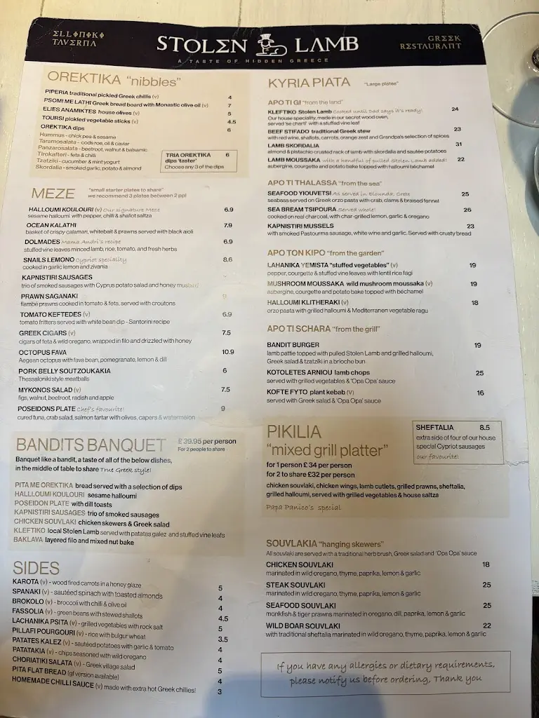 Menu_Stolen Lamb_Knutsford_immagine_1